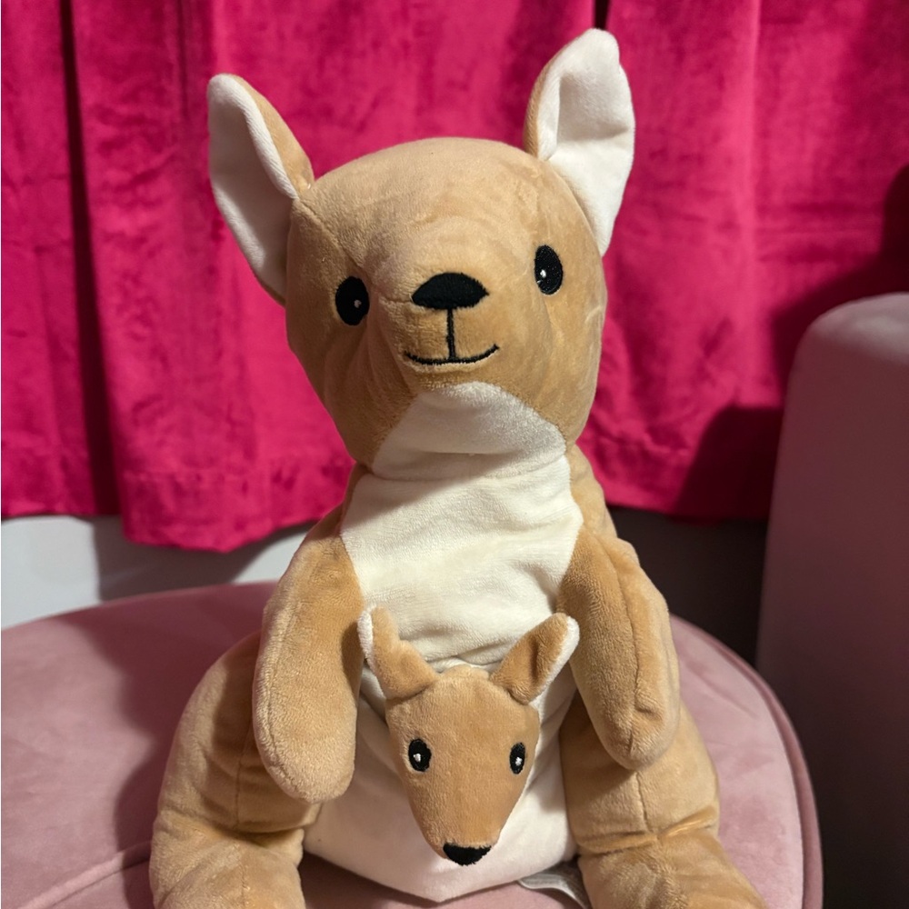 Warmsie Kangaroo Stuffed Animal with baby
